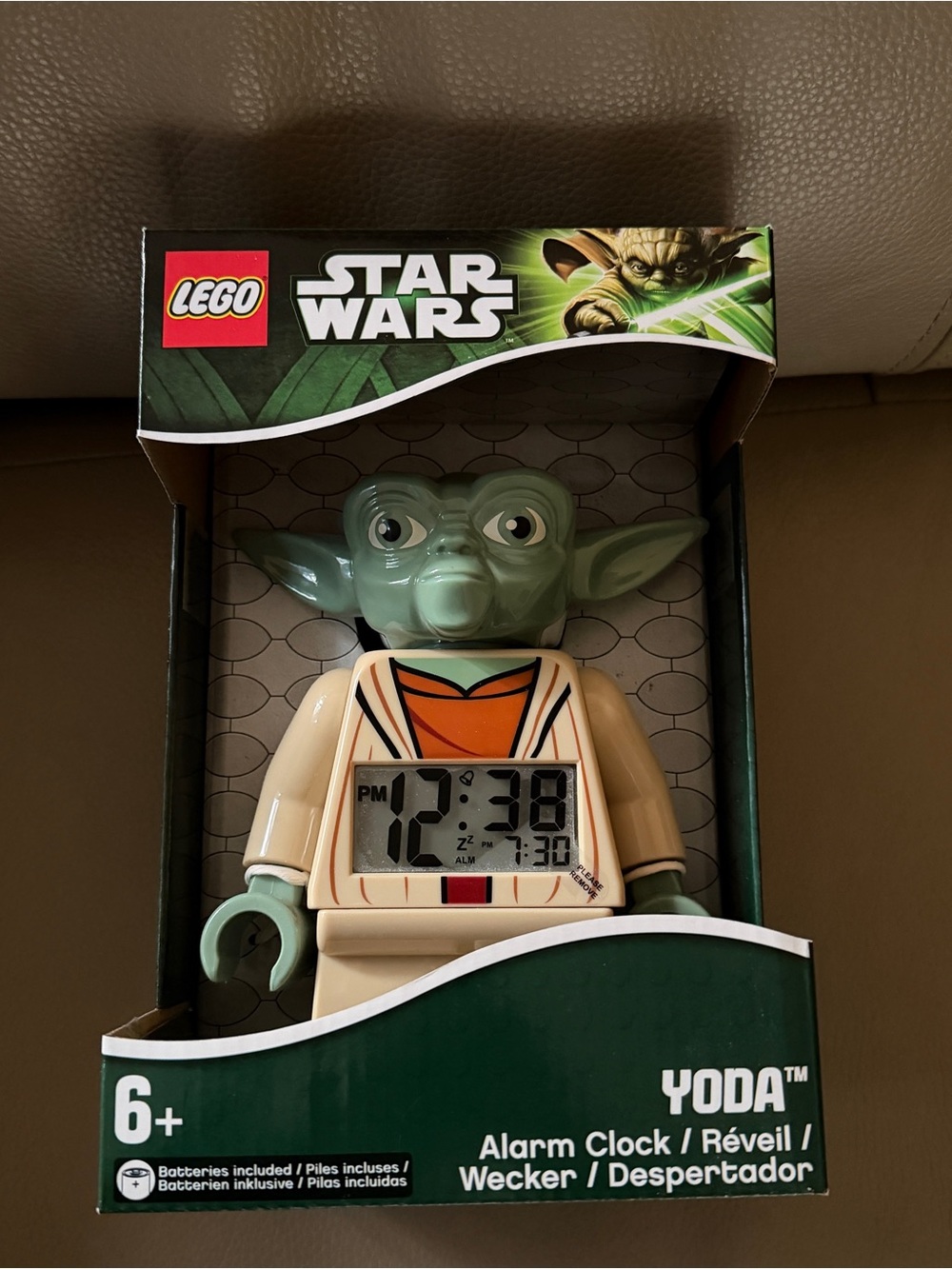 New LEGOStarWars Yoda 2013 Digital Battery AlarmClock/Wecker/Despertader/9003080